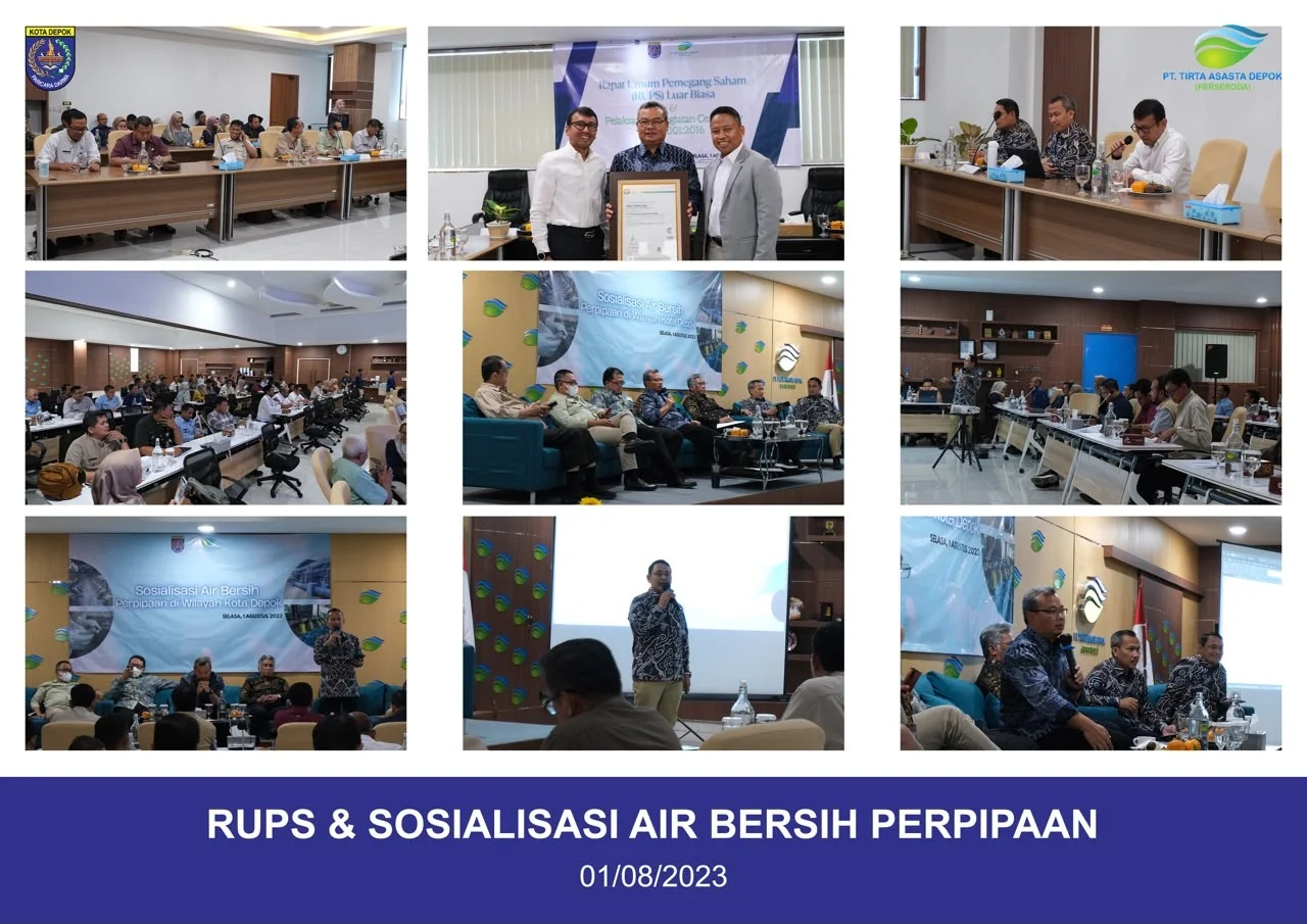 RUPS & Sosialisasi Air Bersih Perpipaan