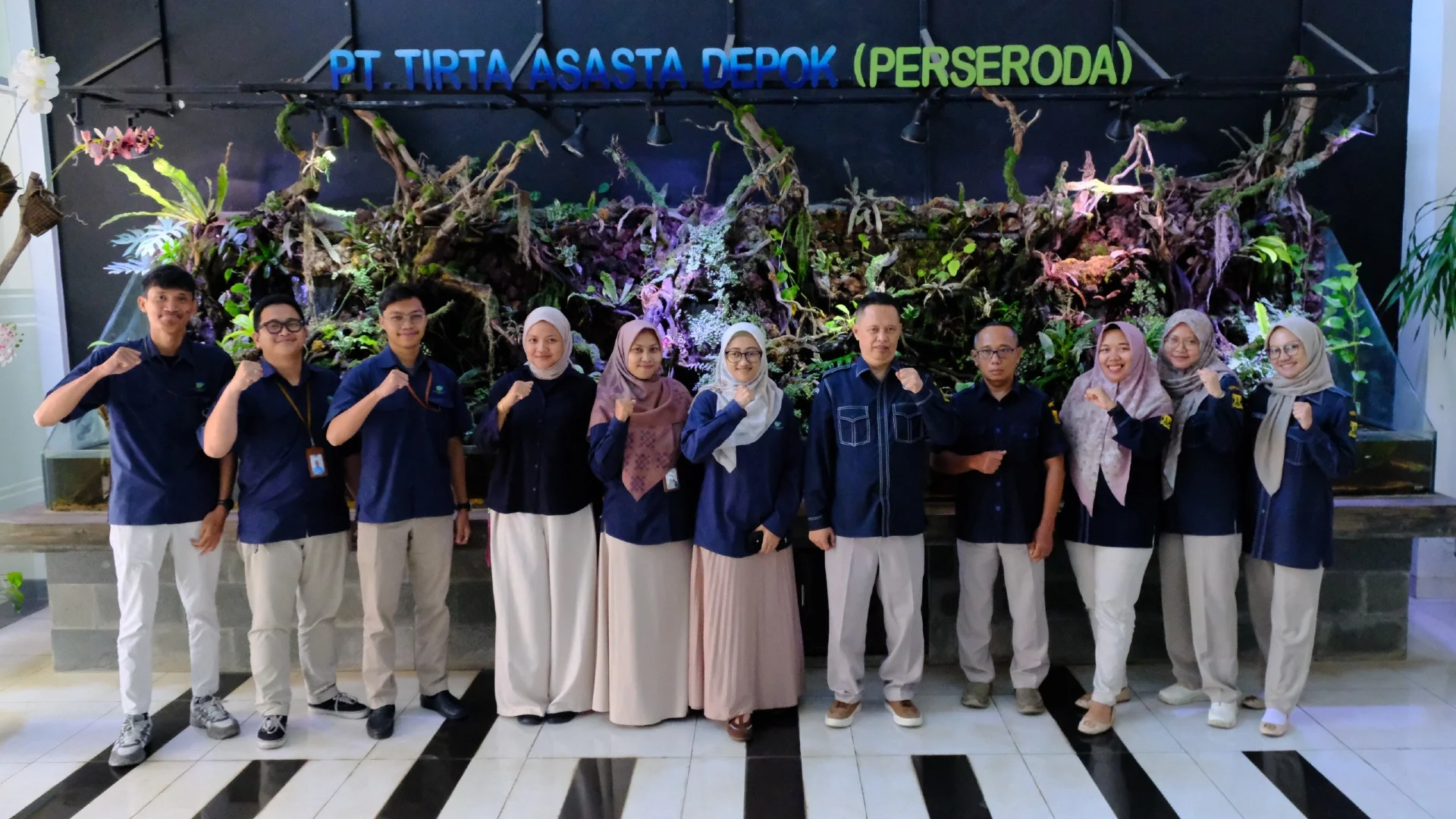 Perumdam Tirta Jaya Mandiri Study Banding SPI ke PT Tirta Asasta Depok