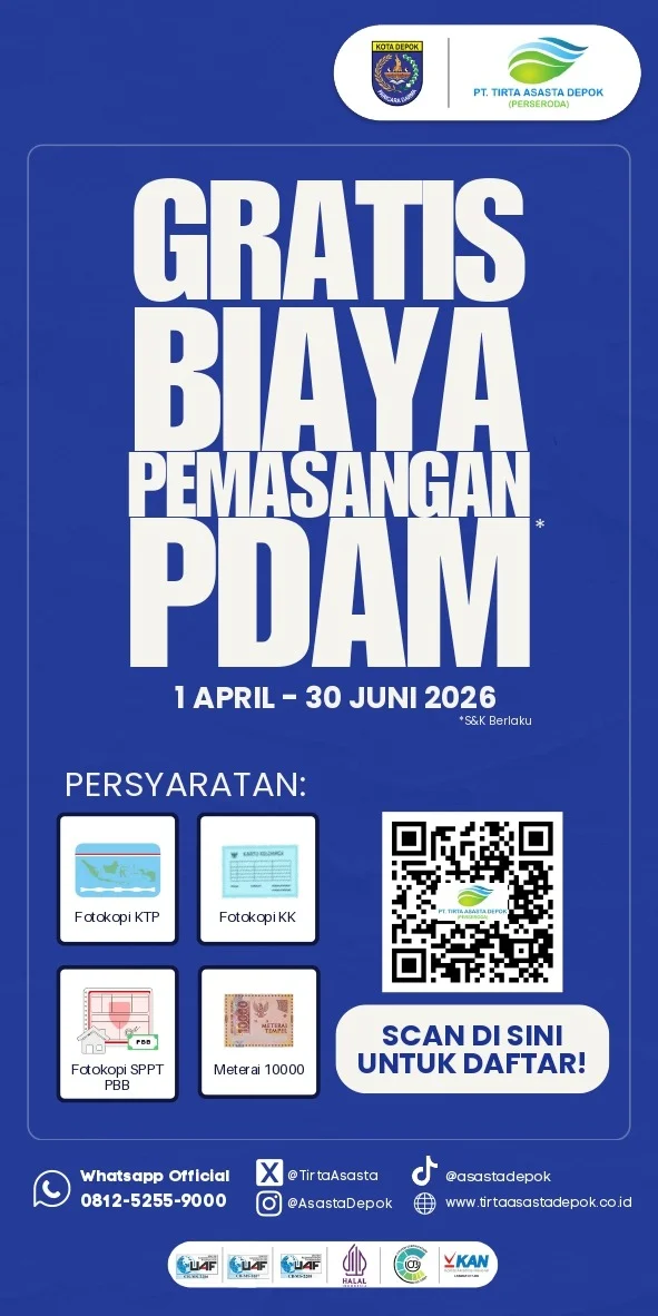PROMO PASANG PDAM GRATIS
