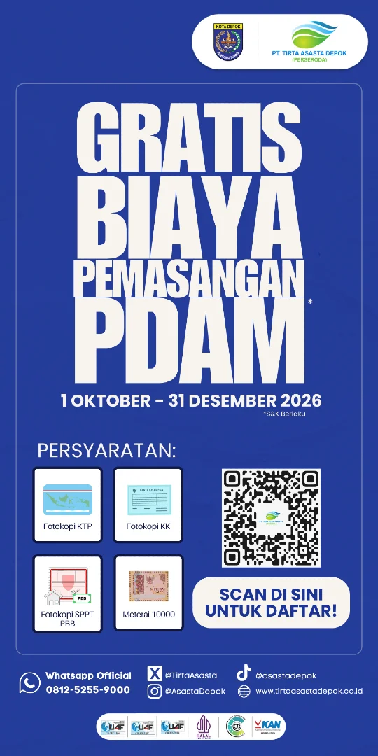PROMO PASANG PDAM GRATIS